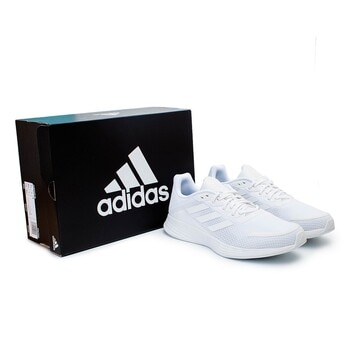 Adidas 男慢跑鞋 白 UK9.5