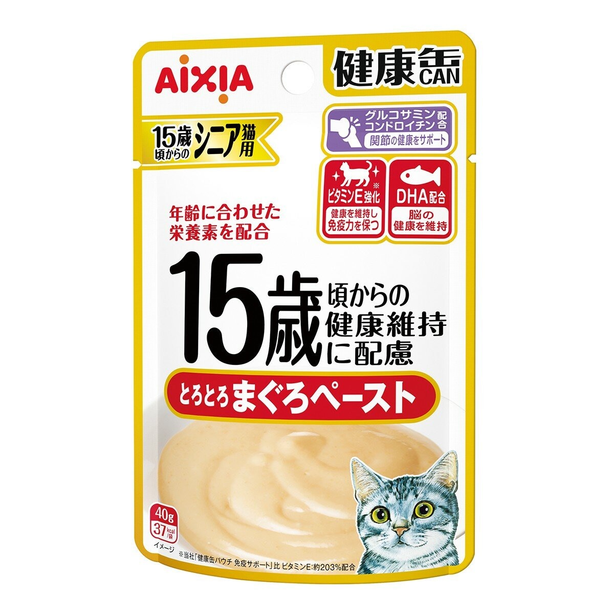 愛喜雅 健康缶貓餐包 七歲以上 40公克 X 12包 X 4入