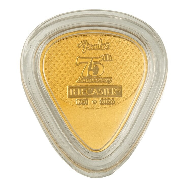 PAMP Fender 吉他 80週年紀念黃金吉他撥片幣 999.9純金 5公克