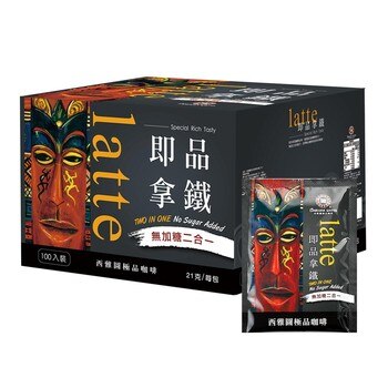 西雅圖 無加糖二合一咖啡 21公克 X 100入/組 西雅圖 無加糖二合一咖啡 21公克 X 100入/組