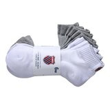K-SWISS 男襪六雙組 白 / 灰