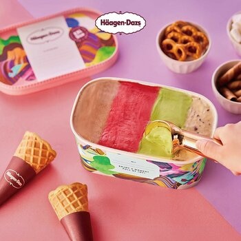 哈根達斯 冰趣自選兌換券組 X 6張 + 贈品券 X 6張