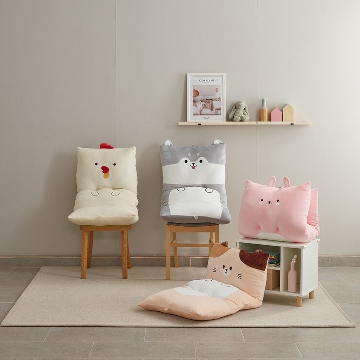 Dorothy & Theo 動物造型坐墊 小雞