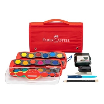 Faber-Castell 輝柏 24色水彩旅行手提組