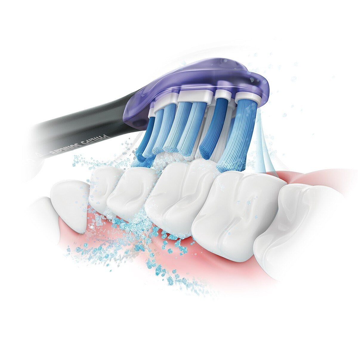 飛利浦 Sonicare G3 智能護齦刷頭 6入 HX9053/96 黑色