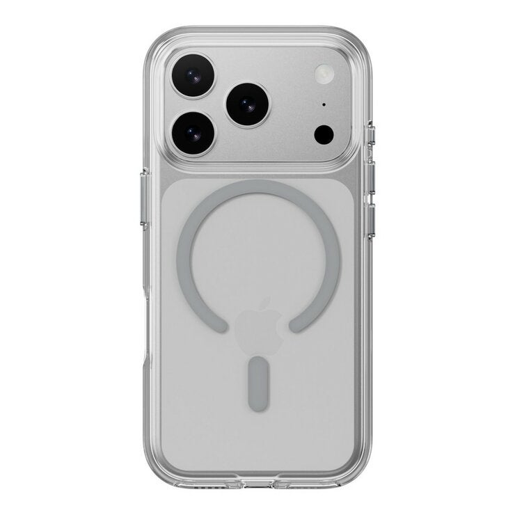 MAGEASY Bright M 不發黃軍規磁吸透明殼 iPhone 17 Pro(迷霧磁圈) + 鏡頭保護貼Lenz鈦合金(午夜鈦) + Vetro 9H 鋼化玻璃保護膜