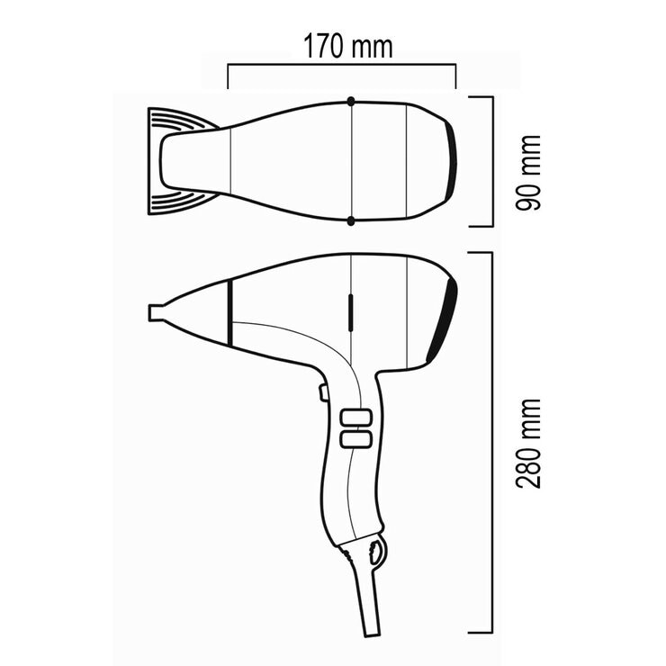 維力諾 噴射水護色吹風機 369LP