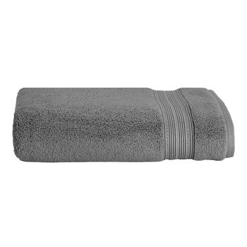Grandeur 印度低捻純棉浴巾 76公分 X 147 公分 灰色