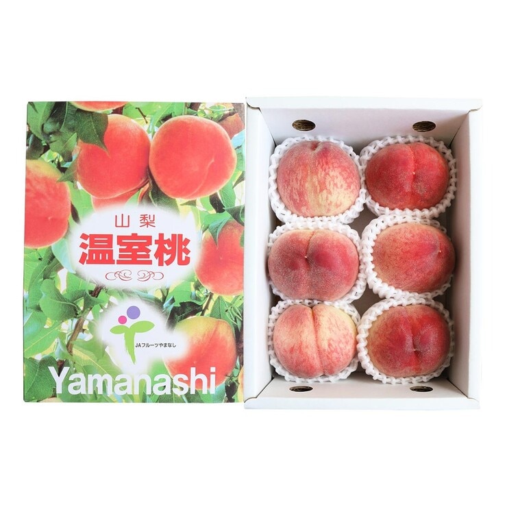 日本山梨溫室水蜜桃禮盒 1公斤 日本山梨溫室水蜜桃禮盒 1公斤