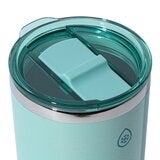 ThermoFlask 不鏽鋼保冷保溫馬克杯 含吸管 474毫升 X 2件組 紫+綠 ThermoFlask 不鏽鋼保冷保溫馬克杯 含吸管 474毫升 X 2件組 紫+綠
