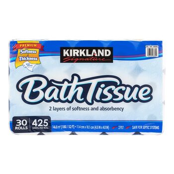 Kirkland Signature 科克蘭 捲筒衛生紙 425張 X 30捲 Kirkland Signature 科克蘭 捲筒衛生紙 425張 X 30捲