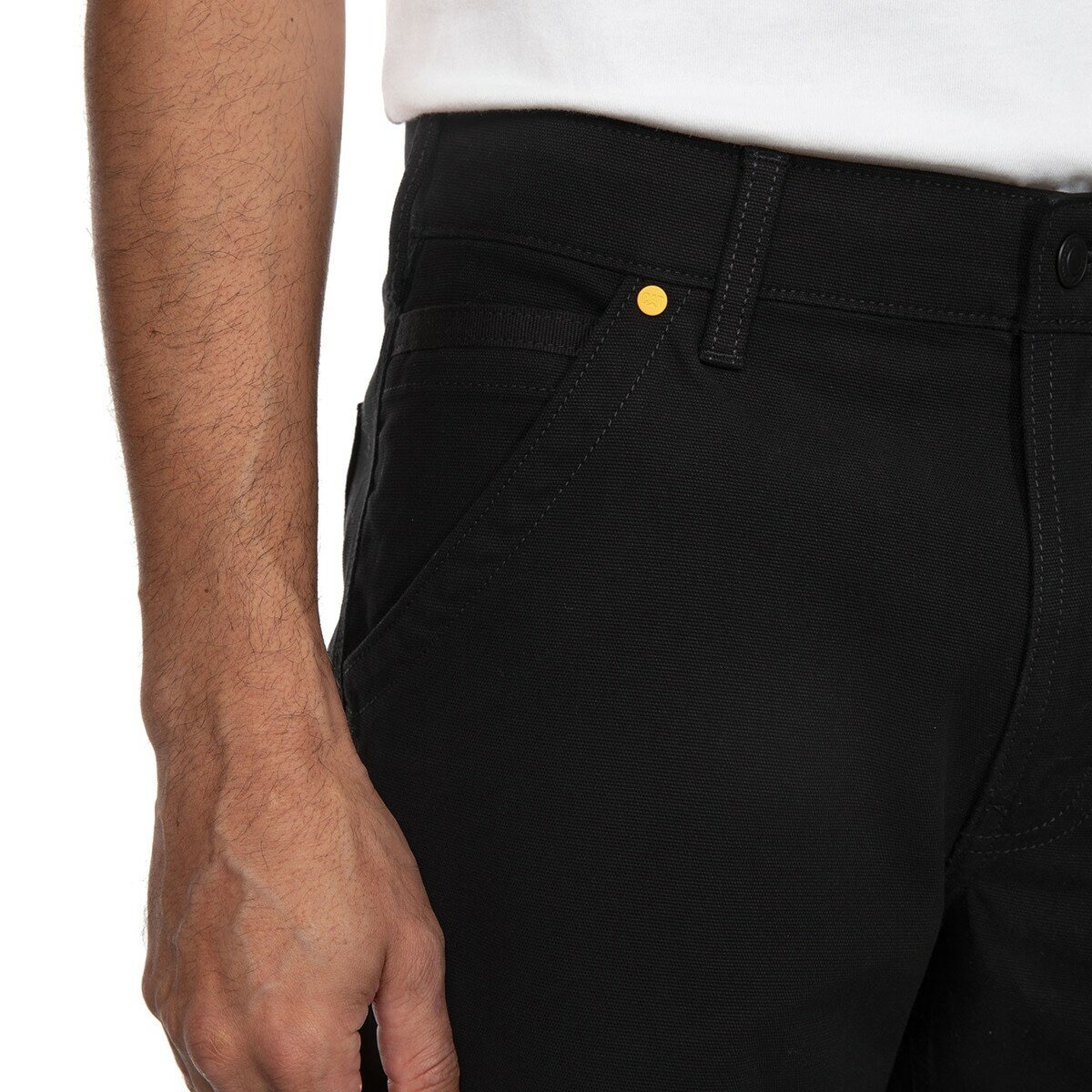 Caterpillar 男工作長褲 黑