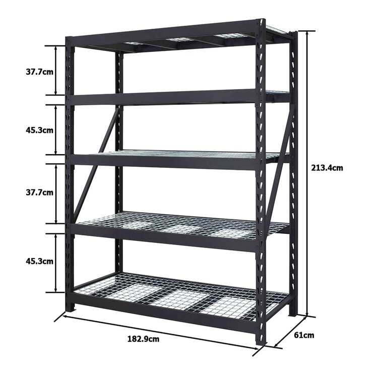 Gorilla Rack 五層強化倉儲架 6入