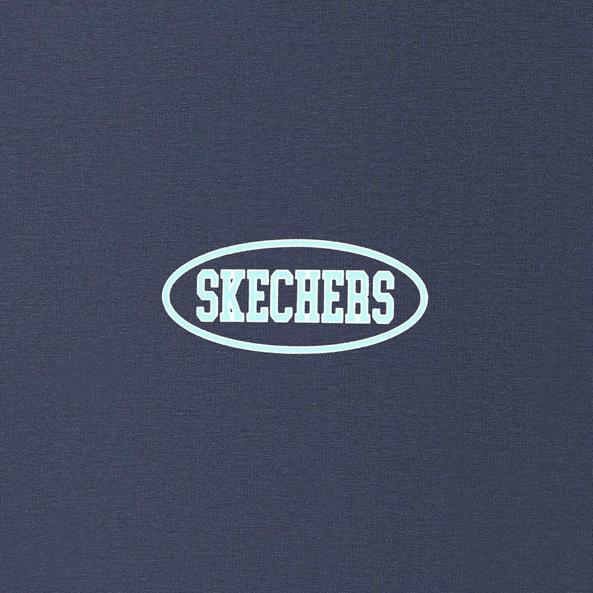 Skechers 男長袖毛圈布上衣 深藍