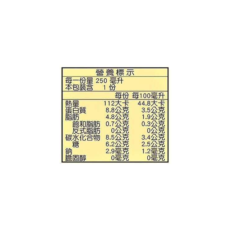 義美 低糖豆奶 250毫升 X 24入