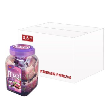 盛香珍 DR.Q 葡萄 & 草莓蒟蒻果凍 1860公克 X 4組