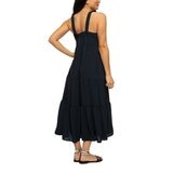 Jezebel 女無袖連身洋裝 深藍