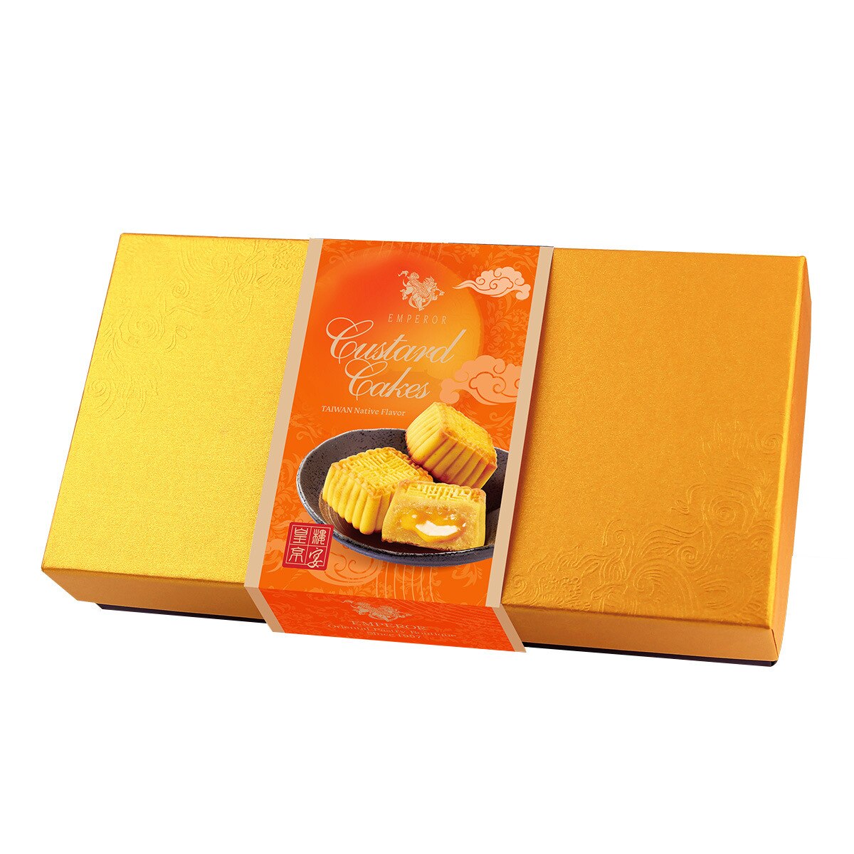[預購] 皇樓 奶黃流沙月餅禮盒 55公克 X8入 X10盒