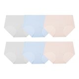 Nautica 女內褲六入組 淺藍+灰+粉 S