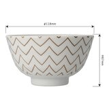 Minoyaki 日本製美濃燒飯碗 8件組 幾何 Minoyaki 日本製美濃燒飯碗 8件組 幾何