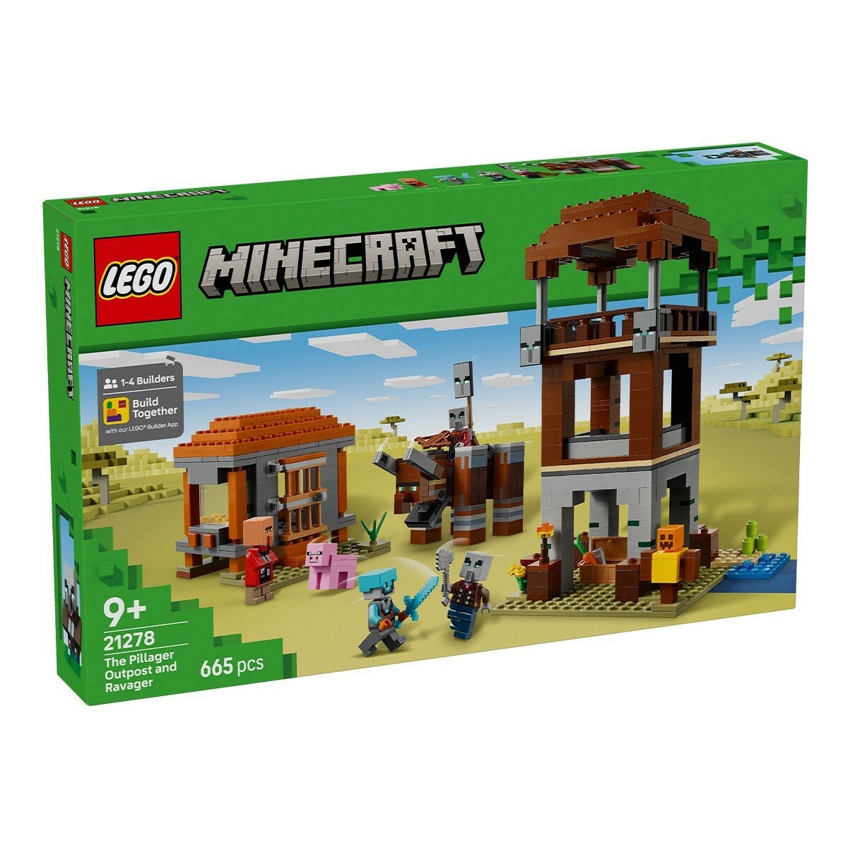 LEGO Harry Potter系列 飛行課 76447 / 9歲以上 / LEGO Minecraft系列 劫掠者前哨和劫毀獸 21278 / 9歲以上 LEGO Harry Potter系列 飛行課 76447 / 9歲以上 / LEGO Minecraft系列 劫掠者前哨和劫毀獸 21278 / 9歲以上