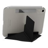 MAGEASY Facet 全方位支架透明背蓋保護套 iPad mini 7 2024 / A17 Pro / iPad mini 6 2021 黑