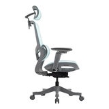 ERGOKING S5 人體工學椅 灰框藍網
