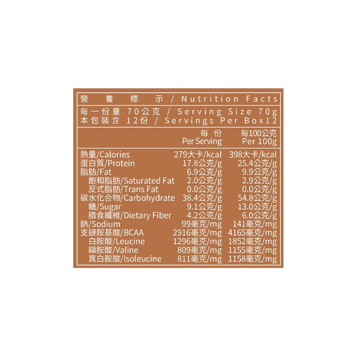 米森 乳清蛋白纖食餐 經典可可 70公克 X 12包