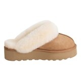 科克蘭 女絨毛拖鞋 淺棕