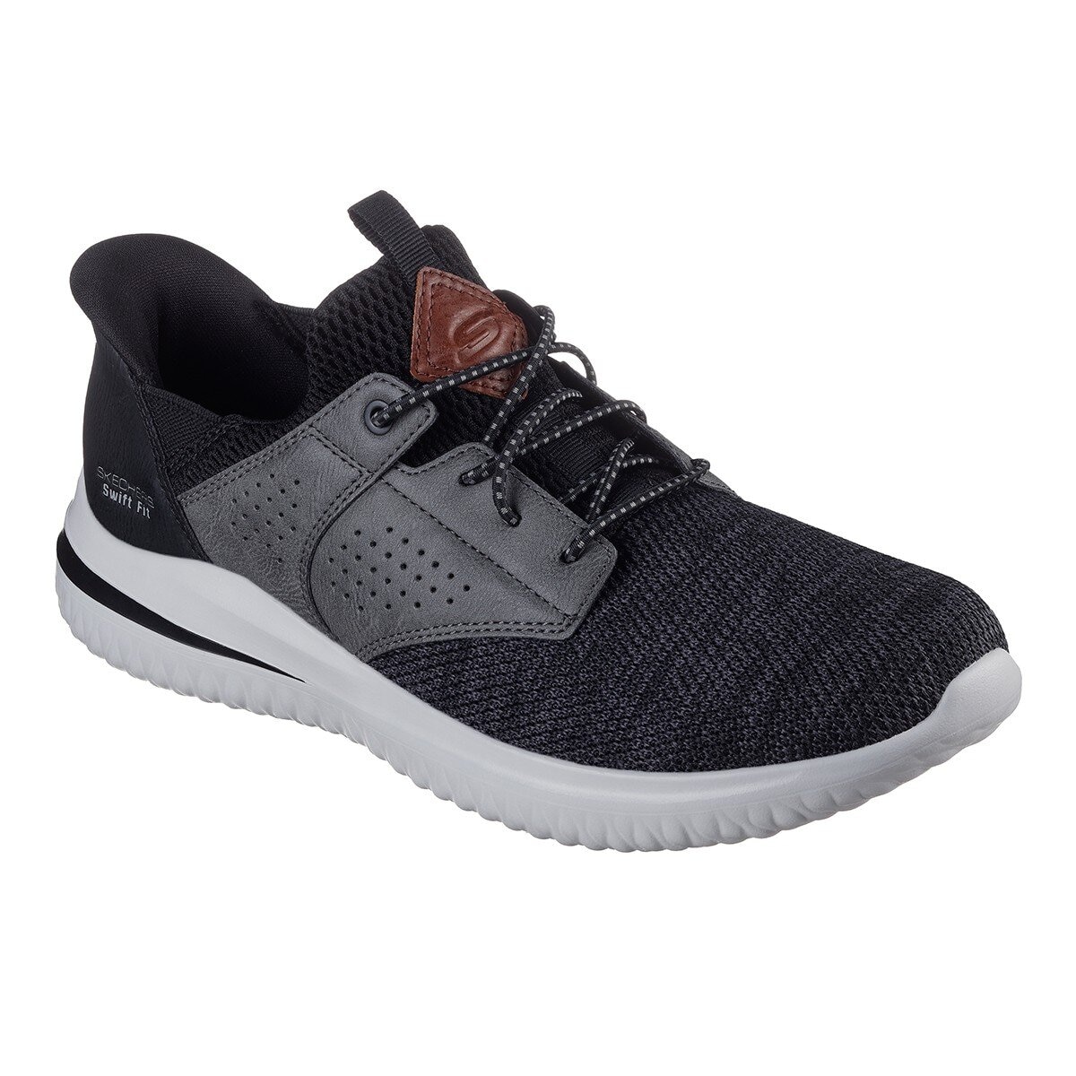 Skechers 男運動鞋 US 9 黑