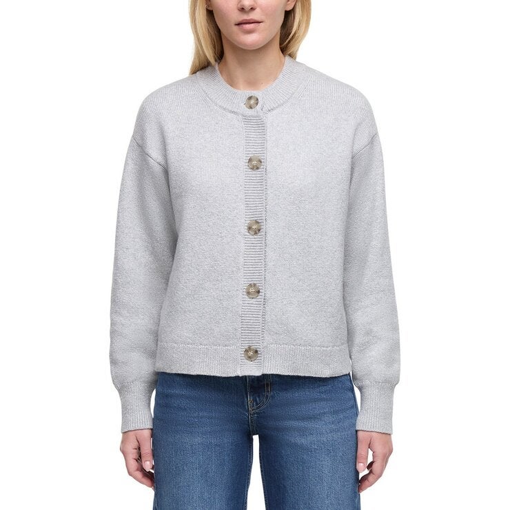 Banana Republic 女圓領鈕扣開襟衫 灰 Banana Republic 女圓領鈕扣開襟衫 灰