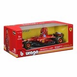 Bburago 1:18 賽車模型 Ferrari SF-24 (#55 Carlos Sainz) 標準塗裝 消光紅 / 14歲以上