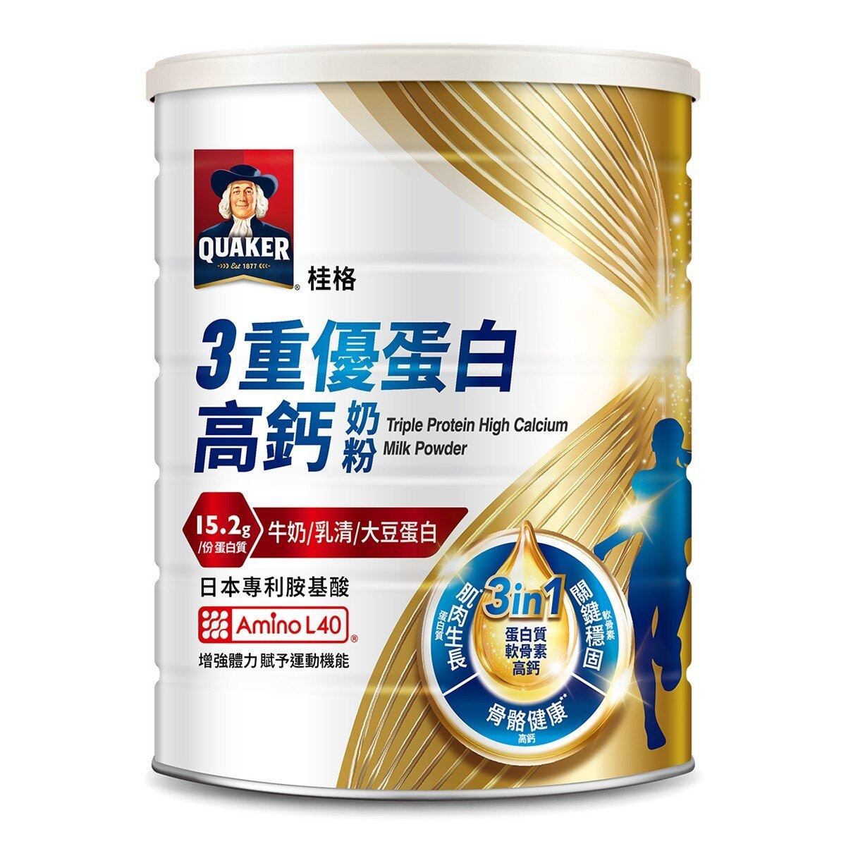桂格 3重優蛋白高鈣奶粉 1400公克