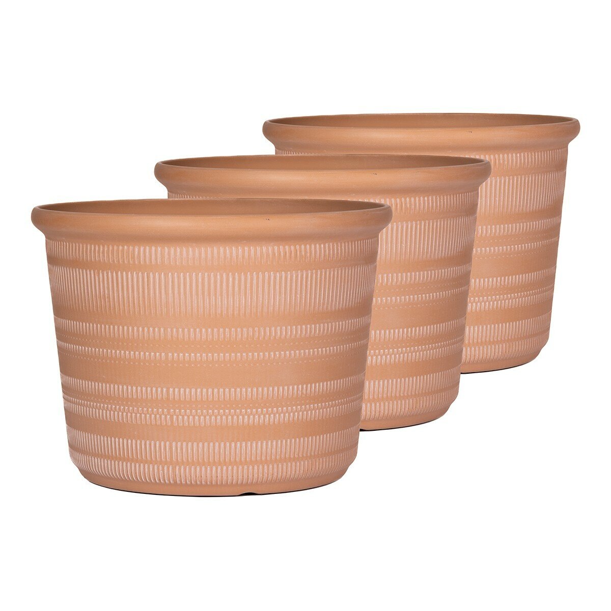 塑膠花盆 3件組
