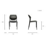 Musical Chairs Impressa 無扶手塑膠椅 2入 Musical Chairs Impressa 無扶手塑膠椅 2入