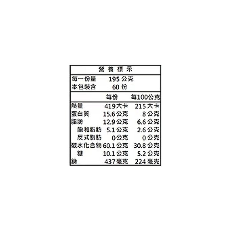 老協珍 冷凍壽喜燒豬肉米漢堡 195公克 X 3入 X 20盒