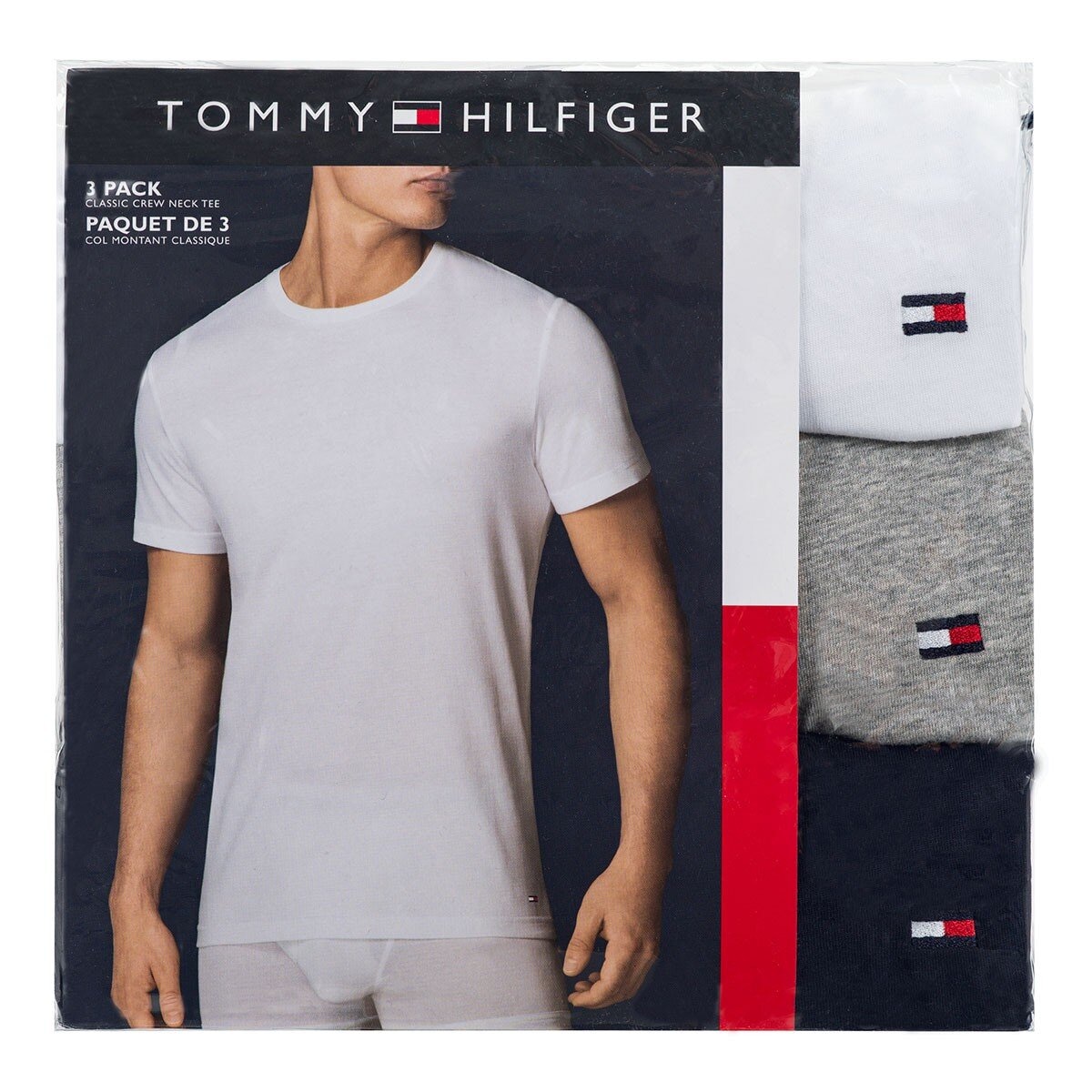 Tommy Hilfiger 男短袖T恤 3入組