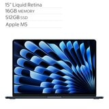 Apple MacBook Air 15吋 搭配 M5晶片 10核心CPU 10核心GPU 16GB 512GB SSD
