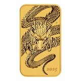 澳洲伯斯鑄幣廠 2025 龍金條 999.9 純金 1盎司