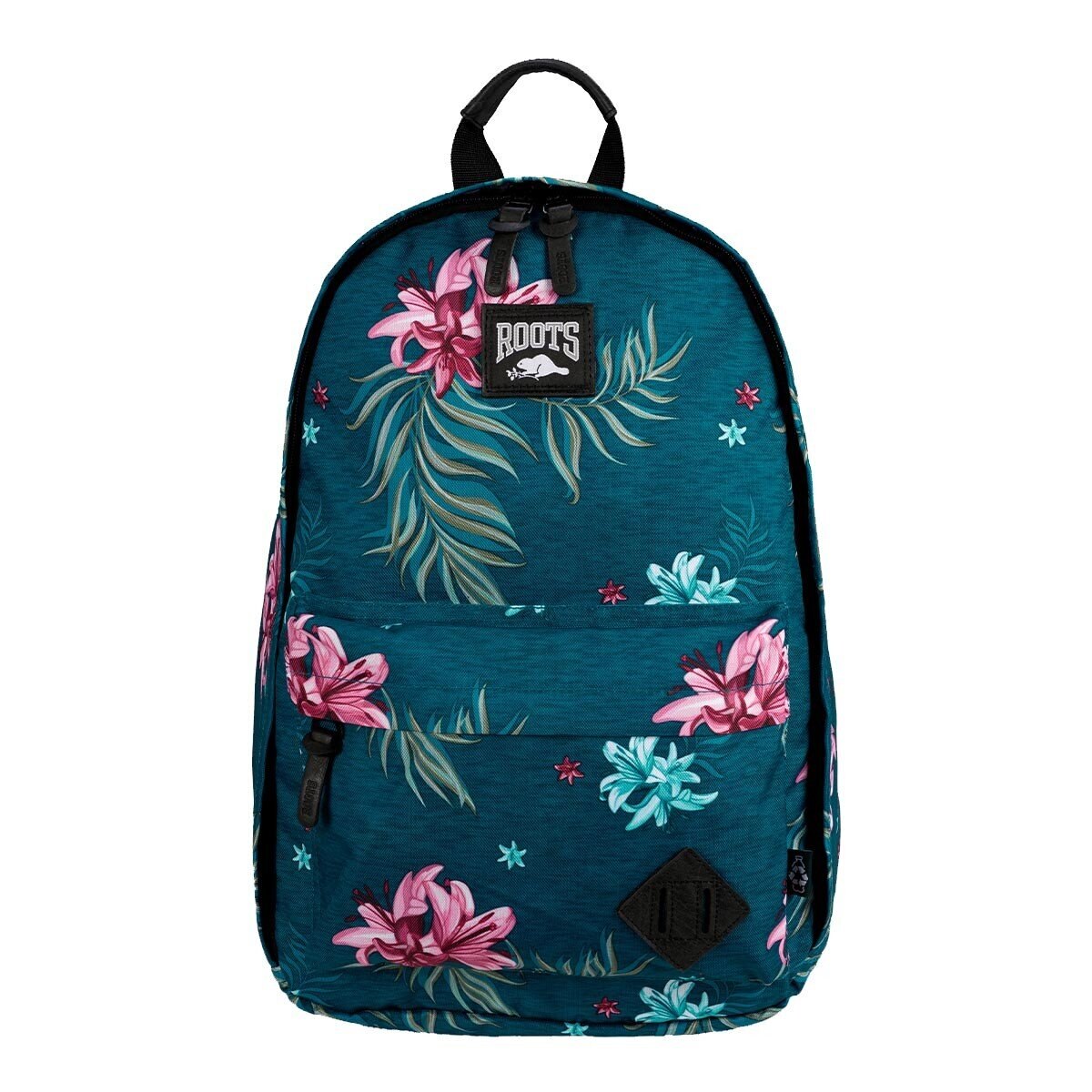 Roots 休閒後背包 綠花 Costco 好市多