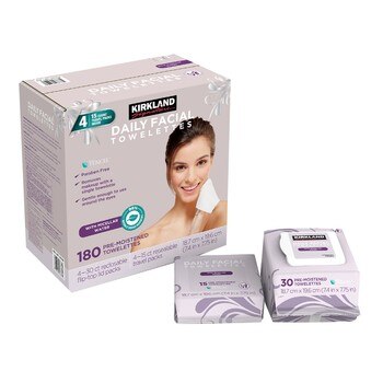 Kirkland Signature 科克蘭 卸妝潔面布 180片 Kirkland Signature 科克蘭 卸妝潔面布 180片