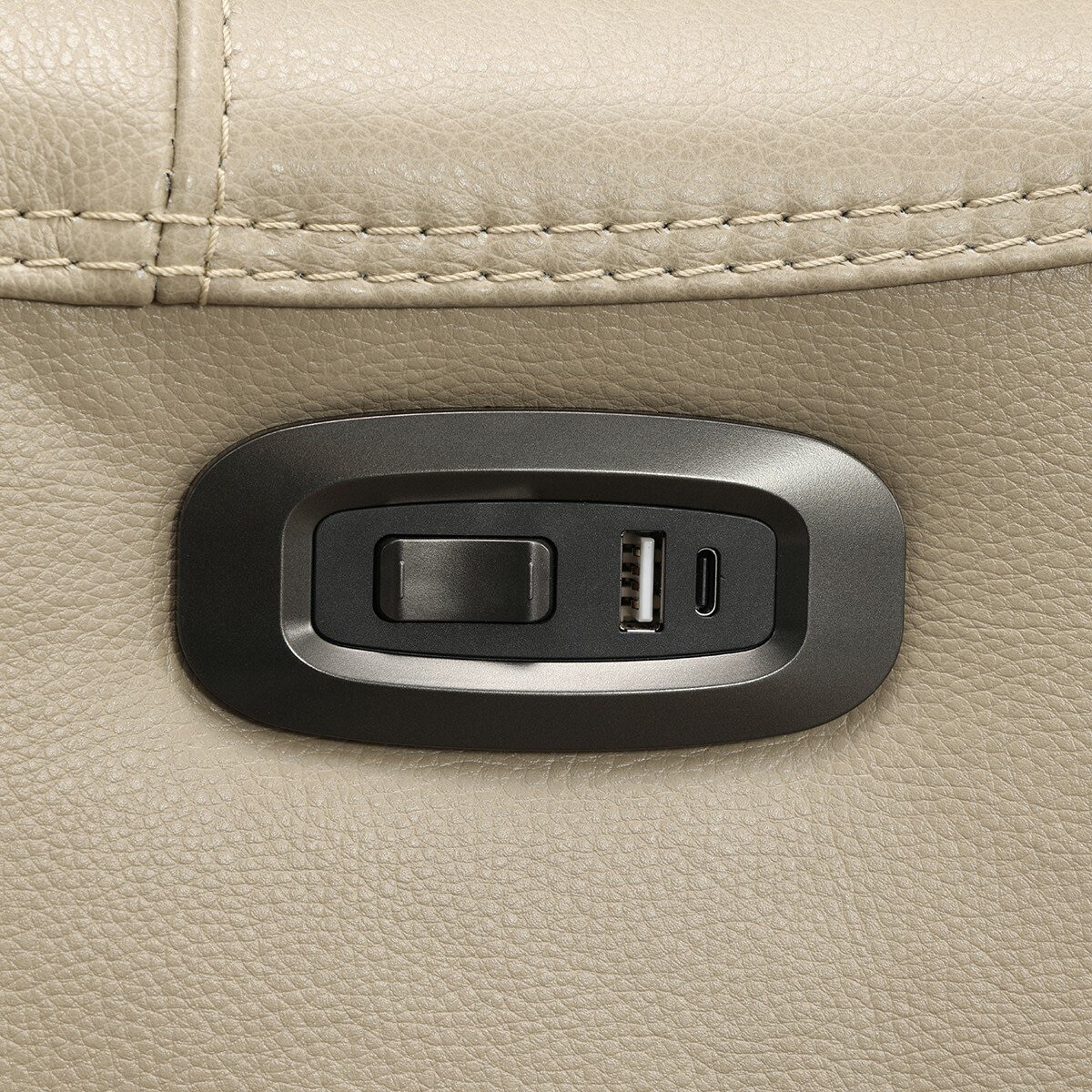 Simon Li 牛皮電動旋轉可搖式躺椅 Simon Li 牛皮電動旋轉可搖式躺椅