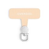OVERDIGI Handy 多彩快拆手機掛繩+ 360 旋轉掛繩墊片組 棕+粉