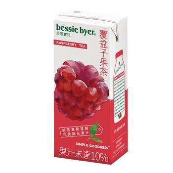Bessie Byer 貝思寶兒 覆盆子果茶 330毫升 X 24入 Bessie Byer 貝思寶兒 覆盆子果茶 330毫升 X 24入