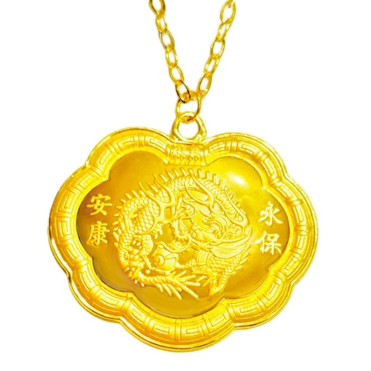 24K黃金禮盒彌月組 龍 100厘