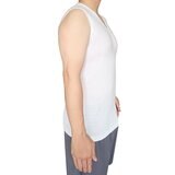 郡是 男V領背心 2入組 白