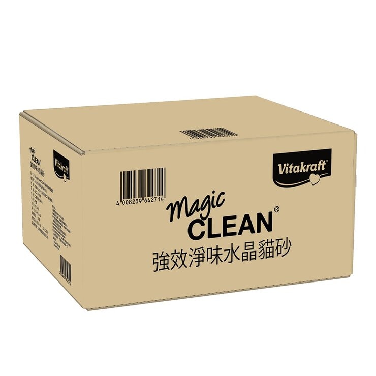 Vitakraft Magic CLEAN 強效淨味水晶貓砂 5公升 X 4入