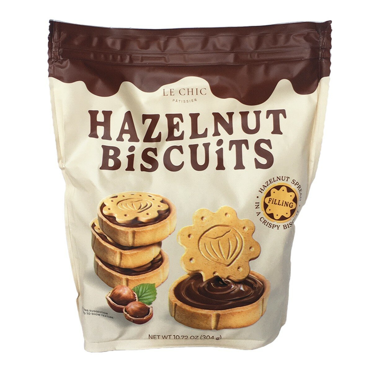 Le Chic Patissier 榛果餡餅乾 304公克 X 4包