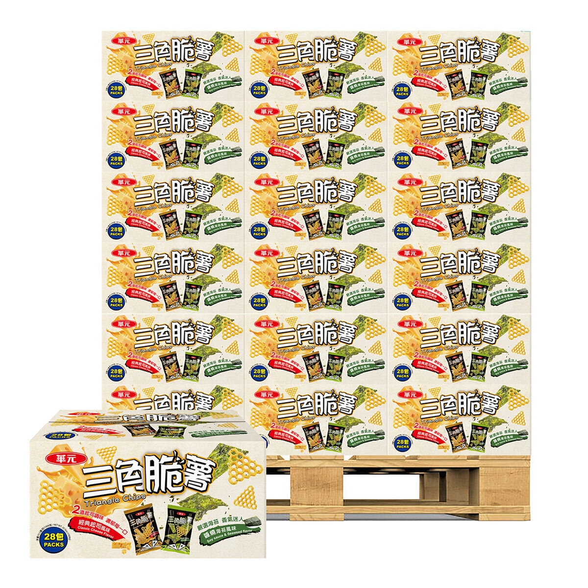 華元 三角脆薯分享箱 36公克 X 28包 X 72盒