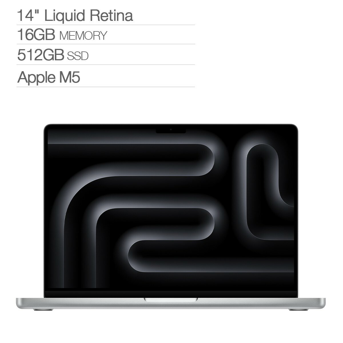 Apple 14 吋 MacBook Pro M5晶片 10核心CPU 10核心GPU 16GB 512GB SSD